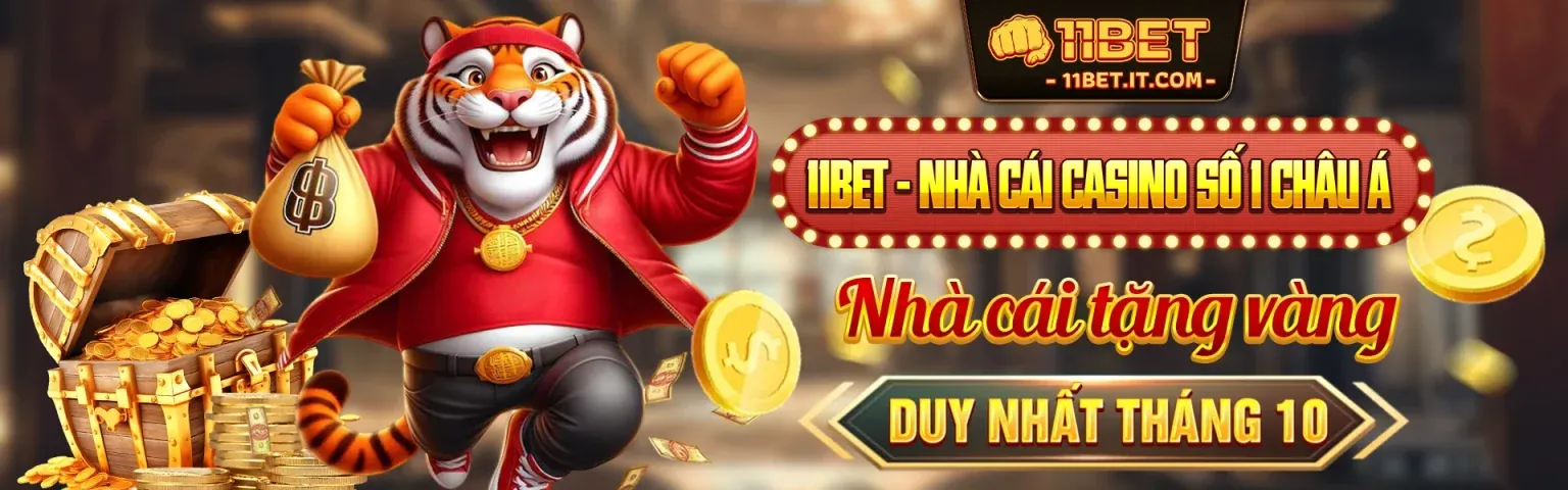 Hình ảnh tổng hợp các trò chơi nổi bật của 11bet org bao gồm cá cược thể thao, bàn casino trực tiếp, máy slot nổ hũ và game bắn cá.