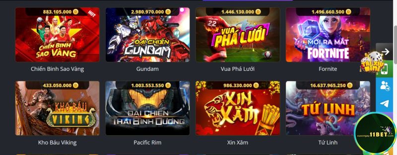 Nổ hũ 11bet cả thế giới 